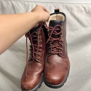 UGG Men's Brown Leather Boots